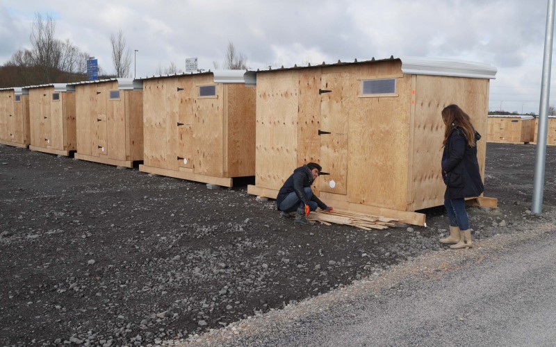 B3- Constructions d’urgence en bois pour MSF